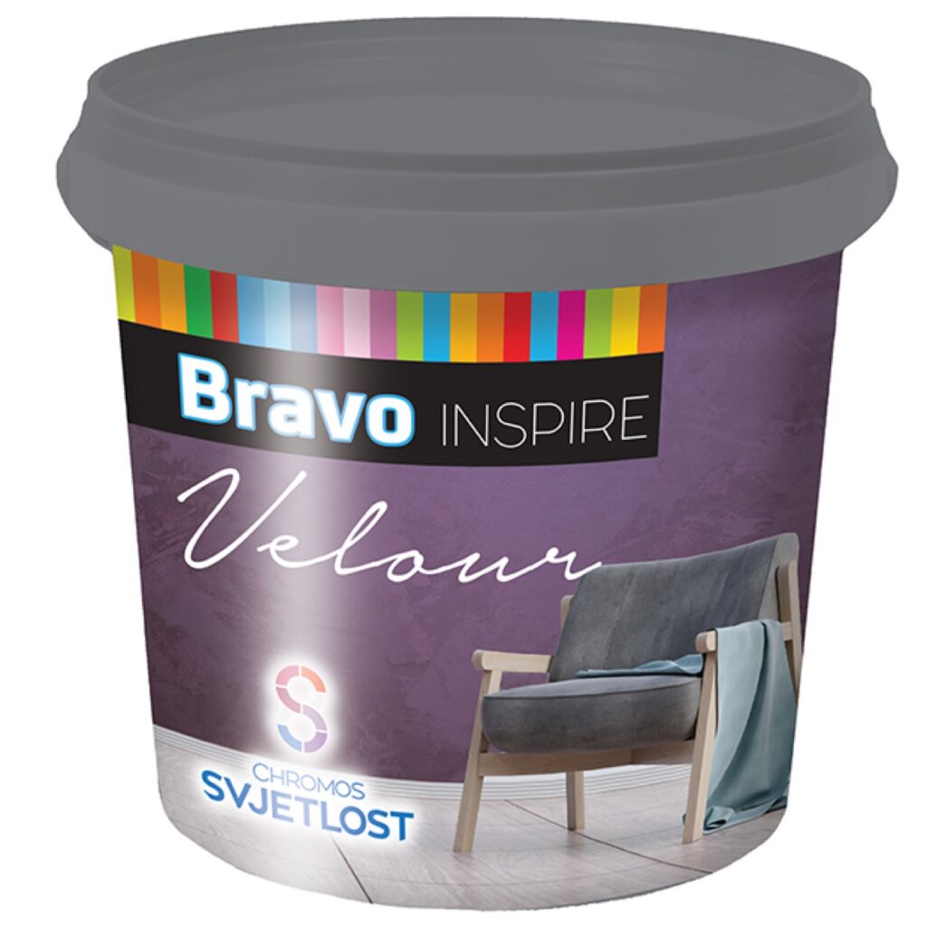 BRAVO SANDE, VELOUR, ELITE effect festék